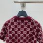 Gucci Reversible GG wool jacquard top