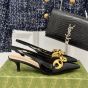 Women's slingback with Gucci Marina Chain