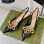 Women's slingback with Gucci Marina Chain