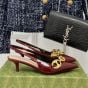 Women's slingback with Gucci Marina Chain