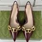 Women's slingback with Gucci Marina Chain