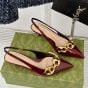 Women's slingback with Gucci Marina Chain