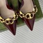 Women's slingback with Gucci Marina Chain