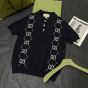 Gucci Cotton cardigan with GG intarsia