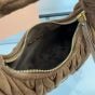 MIU MIU Wander matelassé suede bag