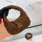 MIU MIU Wander matelassé suede bag