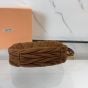 MIU MIU Wander matelassé suede bag