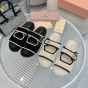 MIU MIU Crochet knit slides