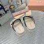 MIU MIU Crochet knit slides