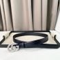 Gucci GG Marmont thin belt with crystals