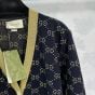 Gucci GG cotton lamé cardigan