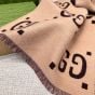 Gucci GG jacquard wool silk scarf
