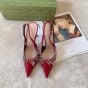 Gucci Women's pump with crystal chain