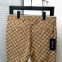 Gucci GG linen blend canvas pants
