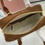 MIU MIU Arcadie padded suede top-handle bag