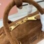 MIU MIU Arcadie padded suede top-handle bag