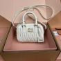MIU MIU Arcadie matelassé nappa leather bag