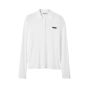 MIU MIU Ribbed jersey polo shirt