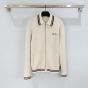 MIU MIU Cotton knit zipper cardigan