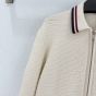 MIU MIU Cotton knit zipper cardigan