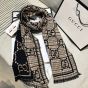 Gucci Check GG wool scarf