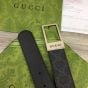 Gucci GG belt with rectangular buckle