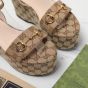 Gucci Women's Horsebit flatform sandal