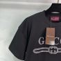Gucci Embroidered cotton jersey T-shirt
