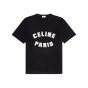 loose celine paris t-shirt in cotton jersey
