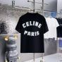 loose celine paris t-shirt in cotton jersey