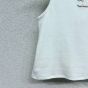 Celine triomphe tank top in ribbed silk jersey