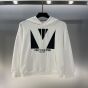 COTTON HOODED SWEATSHIRT WITH CHEZ VALENTINO PRINT