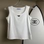 Prada Ribbed knit jersey tank top
