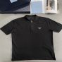 Prada Piqué polo shirt with Re-Nylon details