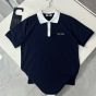 MIU MIU Cotton piqué polo shirt