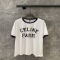 CELINE PARIS loose t-shirt in cotton jersey
