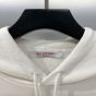 COTTON HOODED SWEATSHIRT WITH CHEZ VALENTINO PRINT