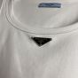 Prada Ribbed knit jersey tank top