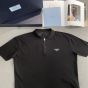 Prada Piqué polo shirt with Re-Nylon details