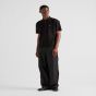 Prada Piqué polo shirt with Re-Nylon details