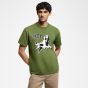 LV Short-Sleeved Cotton Crewneck