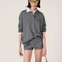 MIU MIU Cotton jersey polo shirt