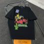 LV Graphic Embellished Cotton T-Shirt