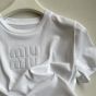 MIU MIU Cotton jersey T-shirt