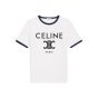 celine paris t-shirt in cotton jersey
