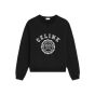 celine blason loose sweatshirt in cotton fleece