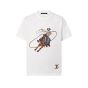 LV Short-Sleeved Embroidered Cotton T-Shirt