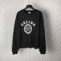 celine blason loose sweatshirt in cotton fleece