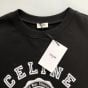 celine blason loose sweatshirt in cotton fleece