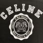 celine blason loose sweatshirt in cotton fleece